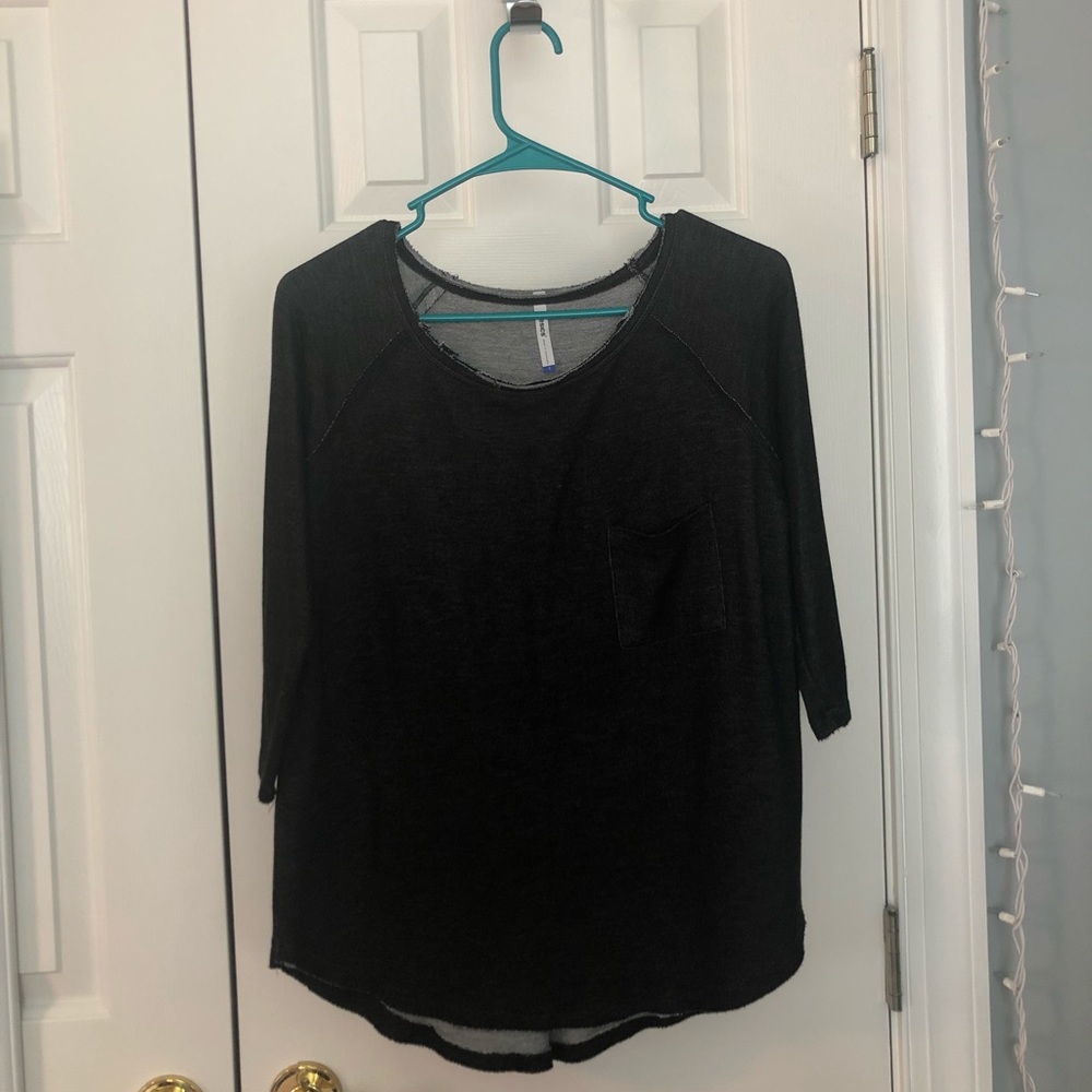 Dark grey shirt with pocket